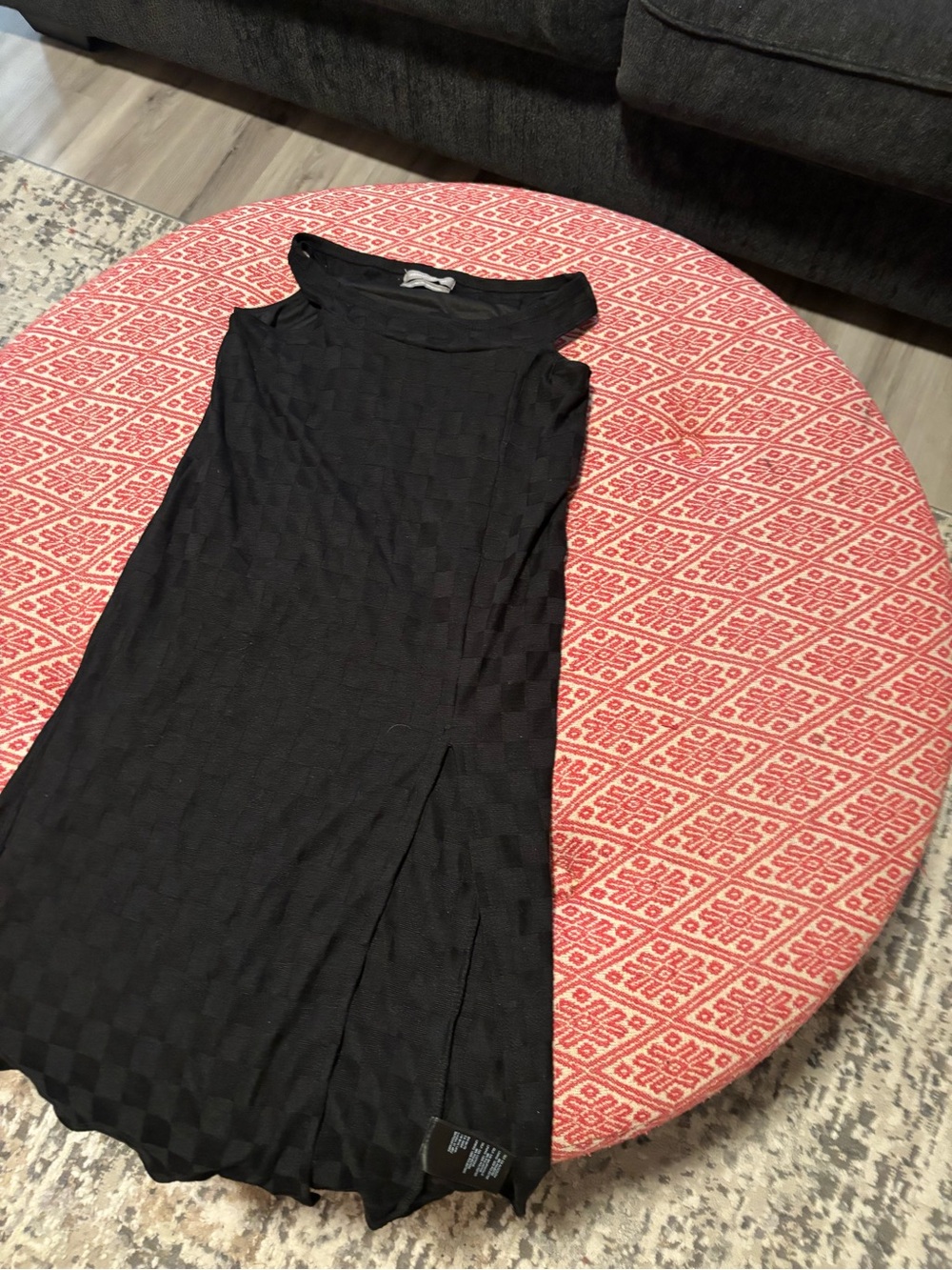 Urban Outfitters Black Textured maxi skirt